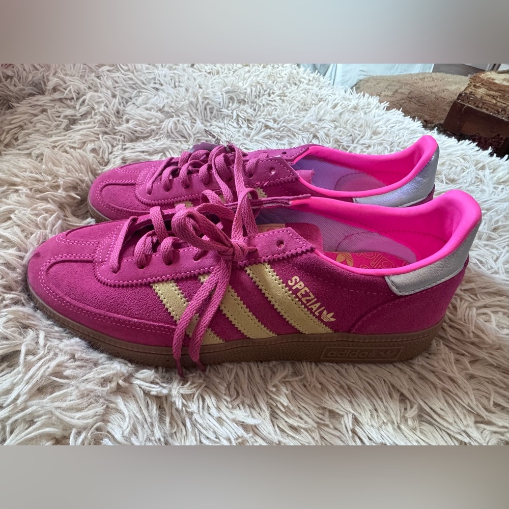 Adidas Fuchsia Handball Spezial Sneakers - Picture 2 of 6